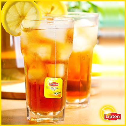 Trà Lipton chanh đánh bay cái nóng Saigon